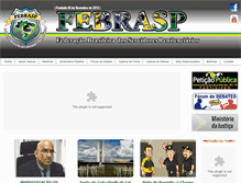 Tablet Screenshot of febraspen.org.br